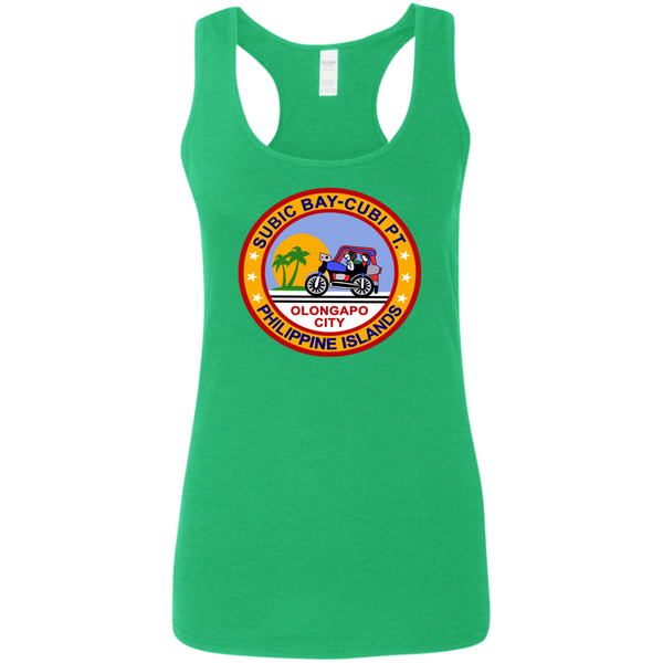 Subic Cubi Pt 03 Ladies' Softstyle Racerback Tank