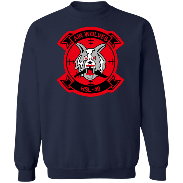 HSL 40 1 Crewneck Pullover Sweatshirt