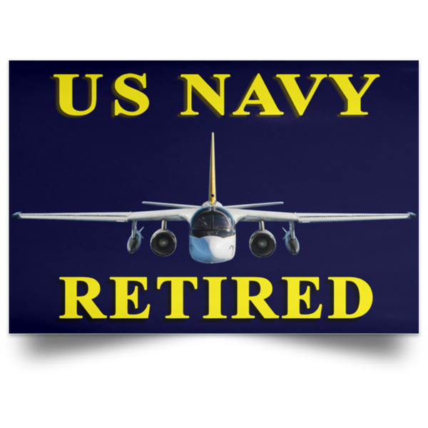 Navy Retired 2 Poster - Landscape