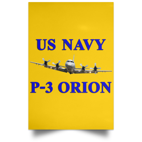 US Navy P-3 1 Poster - Portrait