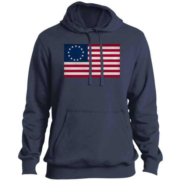 Betsy Ross Flag Tall Pullover Hoodie