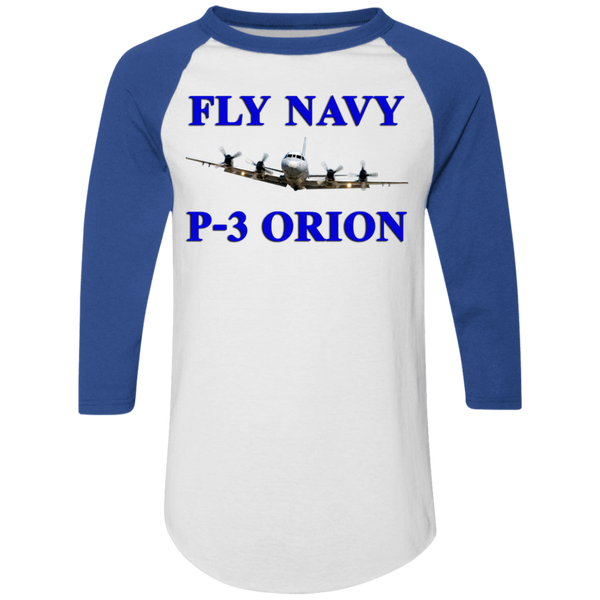 Fly Navy P-3 1 Colorblock Raglan Jersey