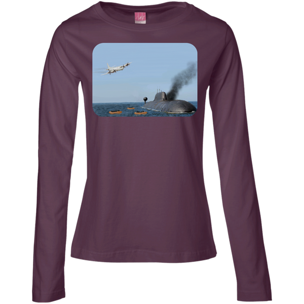 Abandon Ship Ladies' LS Cotton T-Shirt
