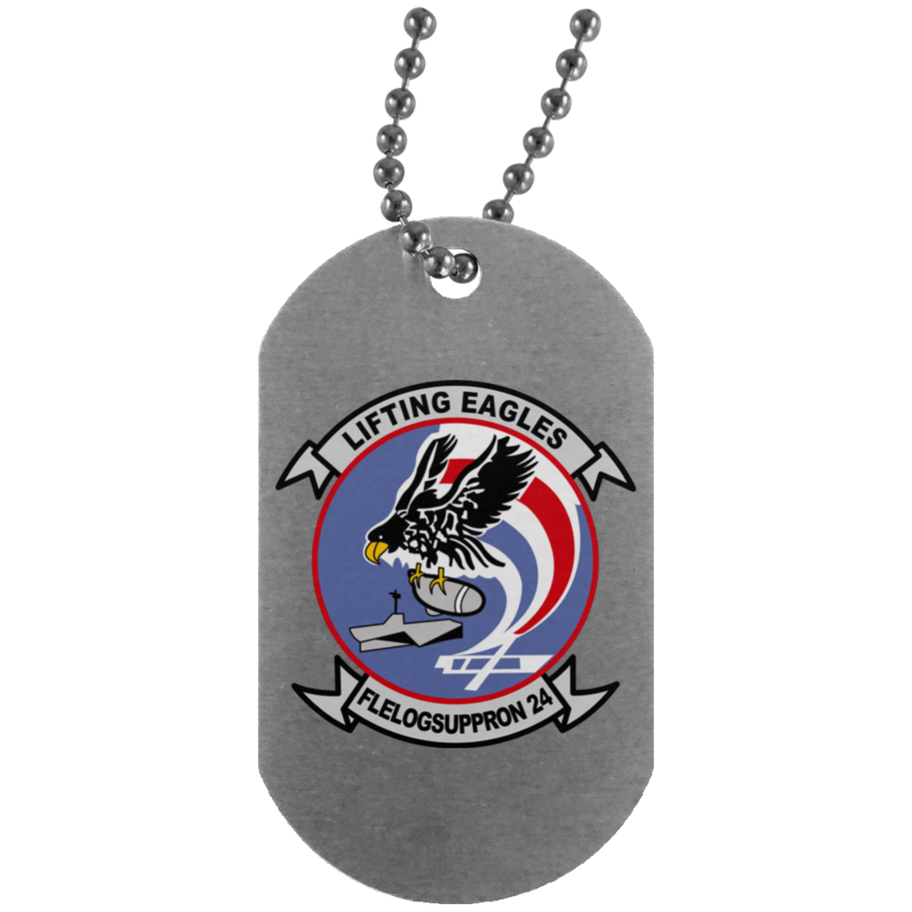 VR 24 3 Dog Tag - Silver