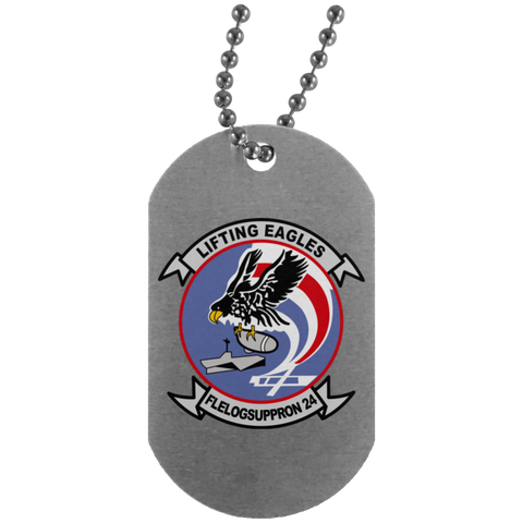 VR 24 3 Dog Tag - Silver