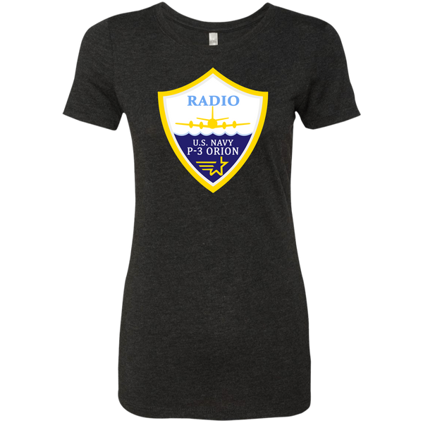 P-3 Orion 3 Radio Ladies' Triblend T-Shirt