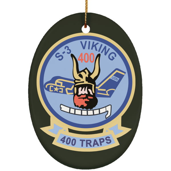 S-3 Viking 6 Ornament - Oval