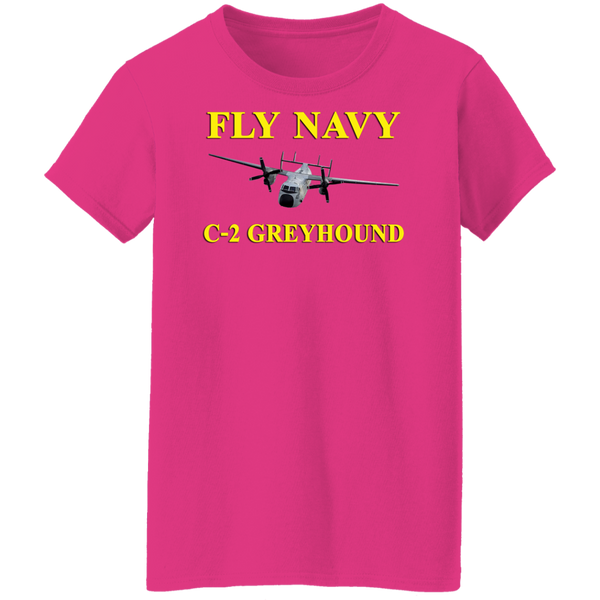 Fly Navy C-2 3 Ladies' Cotton T-Shirt