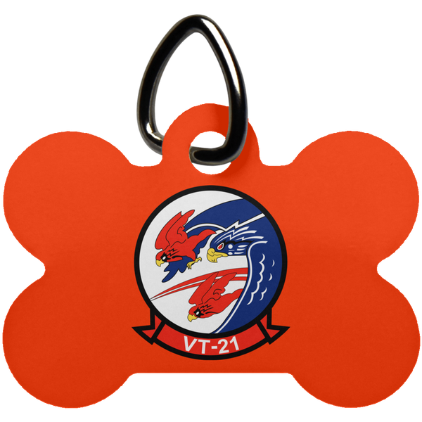 VT 21 3 Pet Tag - Dog Bone