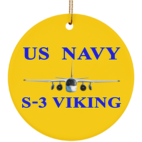 US Navy S-3 1 Ornament – Circle