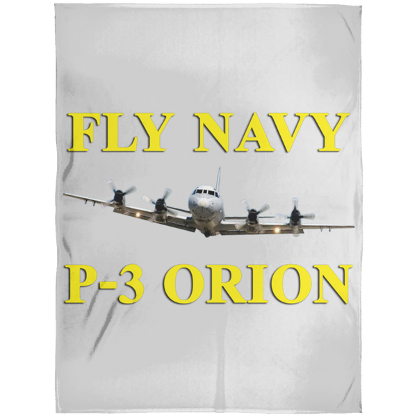 Fly Navy P-3 3 Blanket - Arctic Fleece Blanket 60x80