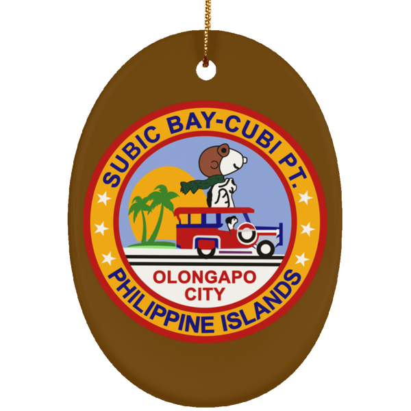 Subic Cubi Pt 01 Ornament - Oval