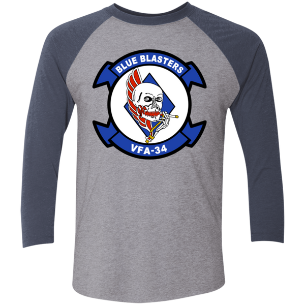 VFA 34 2 Baseball Raglan T-Shirt