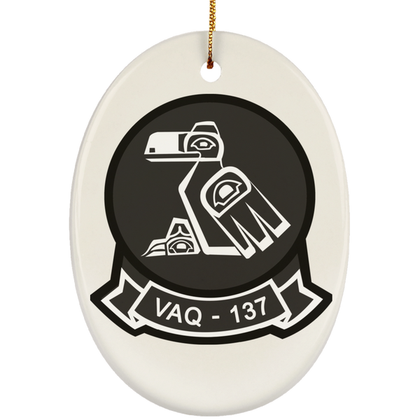 VAQ 137 4 Ornament Ceramic - Oval