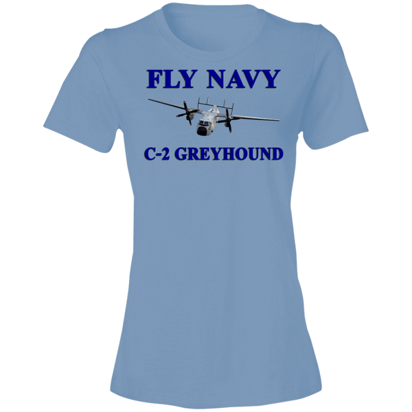 Fly Navy C-2 1 Ladies' Lightweight T-Shirt