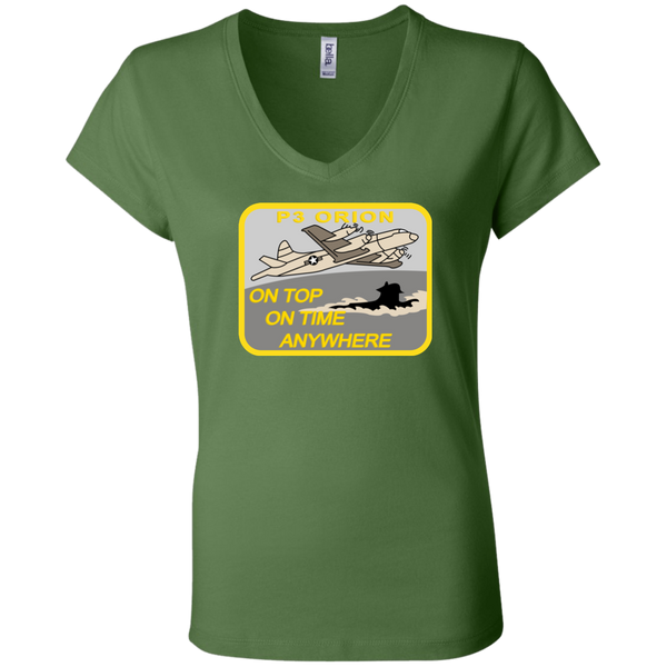 P-3 On Top Ladies Jersey V-Neck T-Shirt