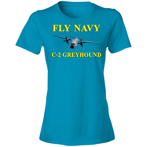 Fly Navy C-2 3 Ladies' Lightweight T-Shirt