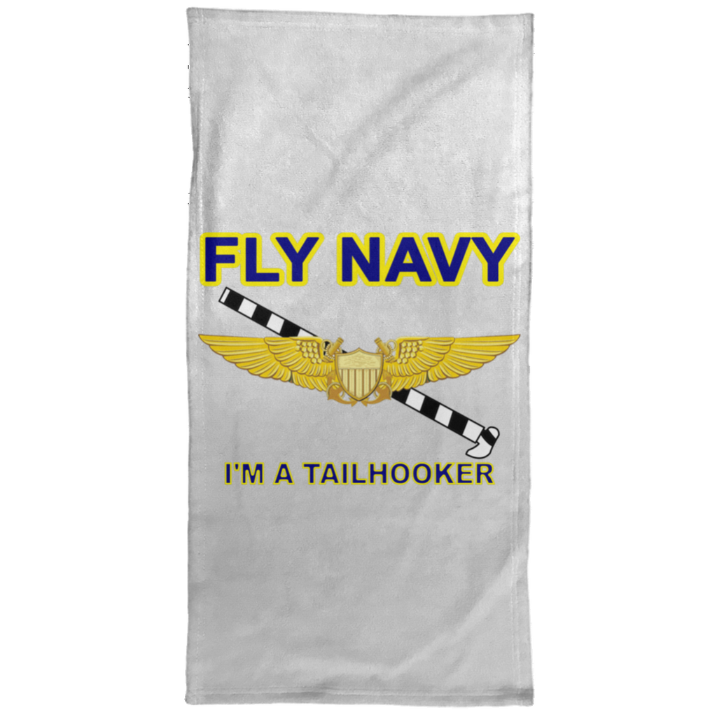 Fly Navy Tailhooker 3 Hand Towel - 15x30