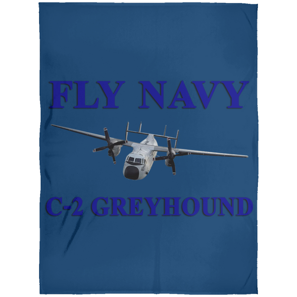 Fly Navy C-2 1 Blanket - Arctic Fleece Blanket 60x80