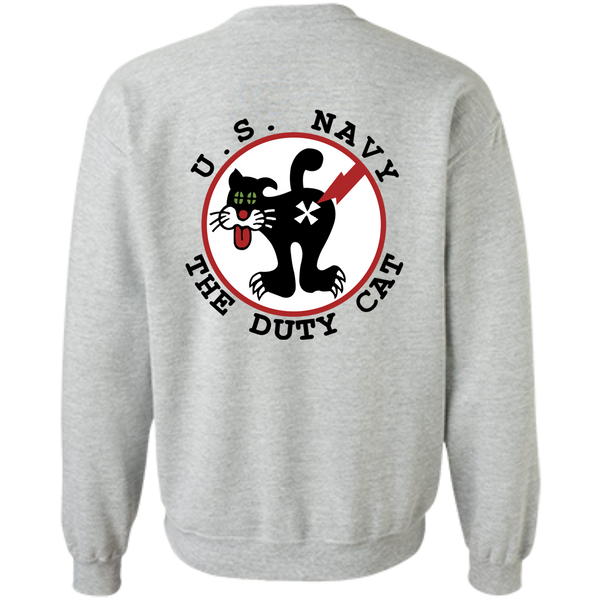 Duty Cat 2a Crewneck Pullover Sweatshirt