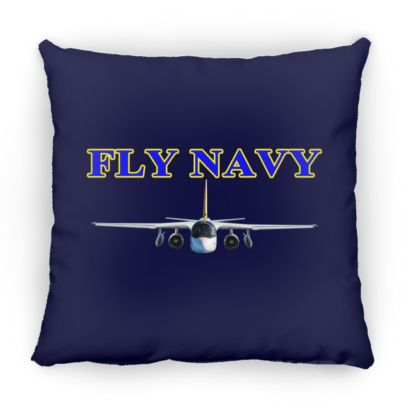 Fly Navy S-3 2 Pillow - Square - 14x14