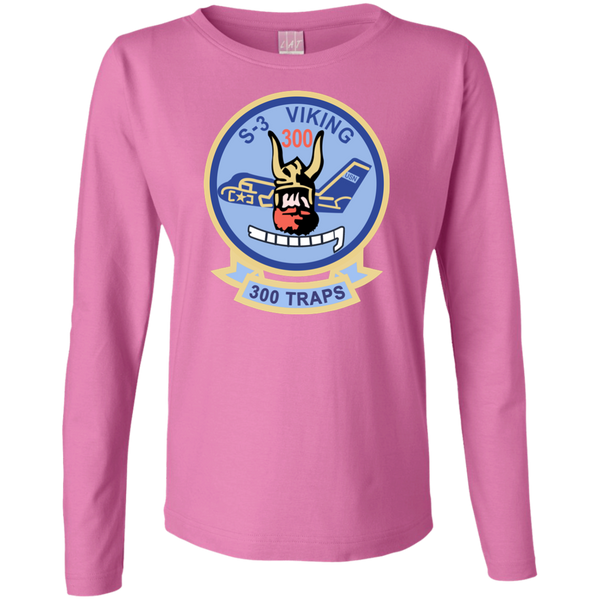 S-3 Viking 5 Ladies' LS Cotton T-Shirt