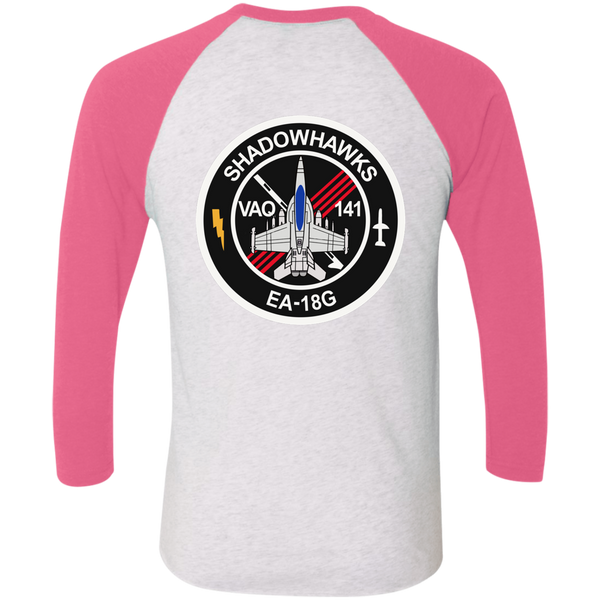 VAQ 141 6c Baseball Raglan T-Shirt