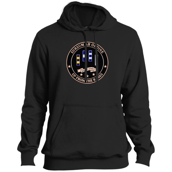 Up From The Ranks 3 Tall Pullover Hoodie