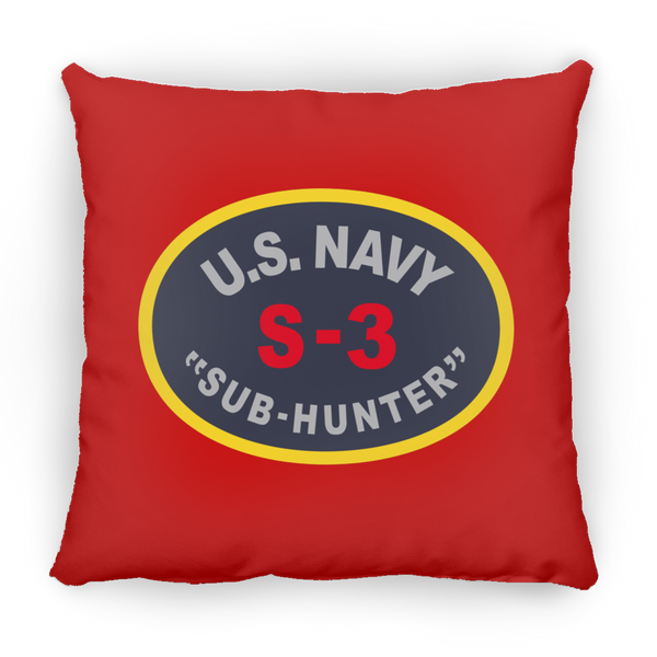 S-3 Sub Hunter Pillow - Square - 18x18