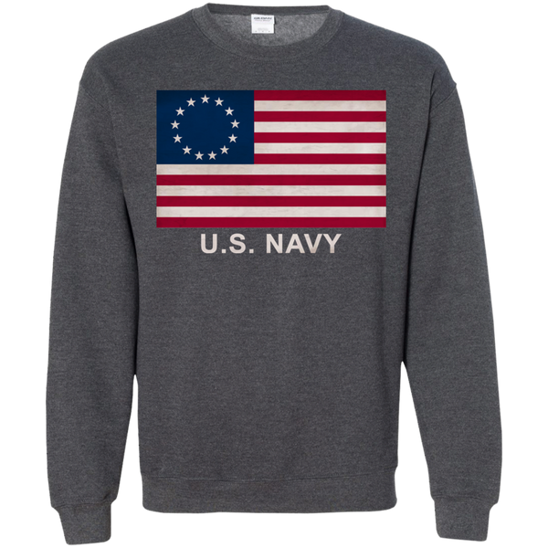 Betsy Ross USN 2 Crewneck Pullover Sweatshirt