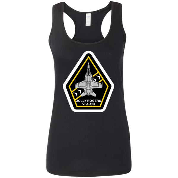 VFA 103 1 Ladies' Softstyle Racerback Tank