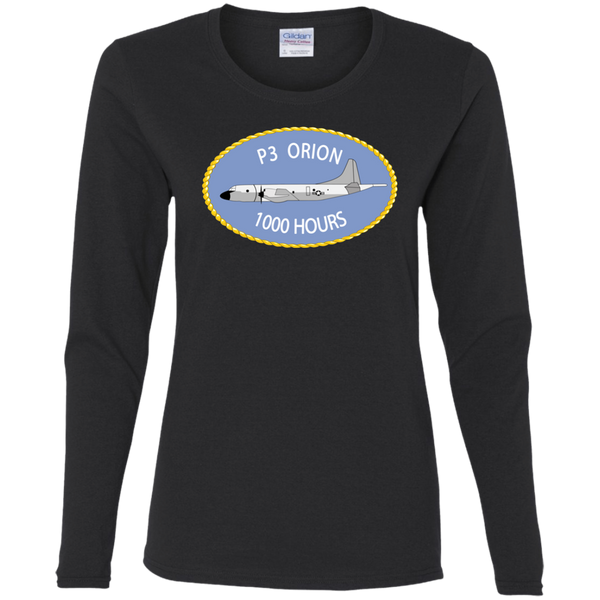 P-3 Orion 9 1000 Ladies' Cotton LS T-Shirt