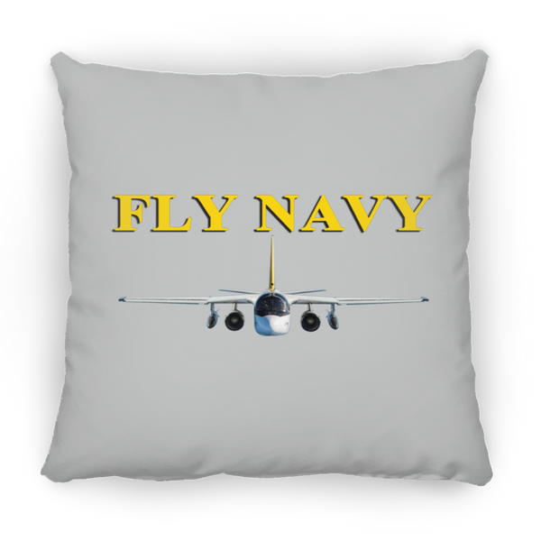 Fly Navy S-3 4 Pillow - Square - 16x16