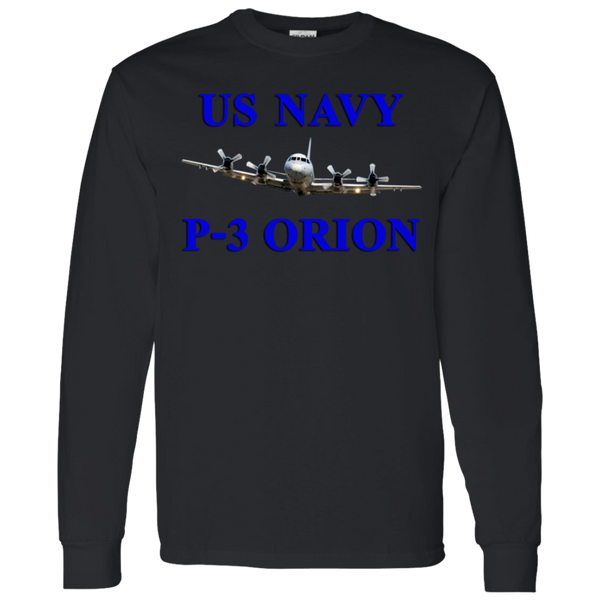 US Navy P-3 1 LS Ultra Cotton T-Shirt