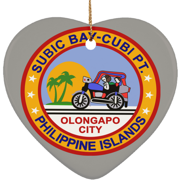 Subic Cubi Pt 03 Ornament - Heart