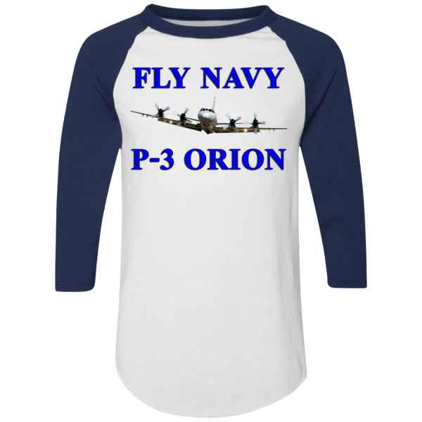 Fly Navy P-3 1 Colorblock Raglan Jersey