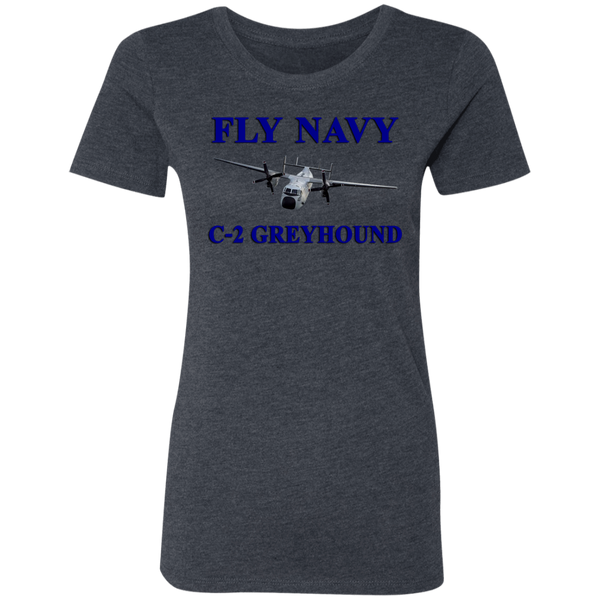 Fly Navy C-2 1 Ladies' Triblend T-Shirt