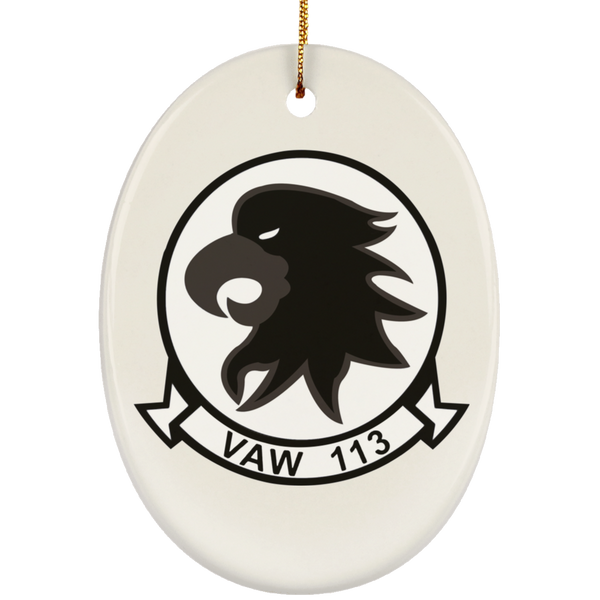 VAW 113 1 Ornament Ceramic - Oval