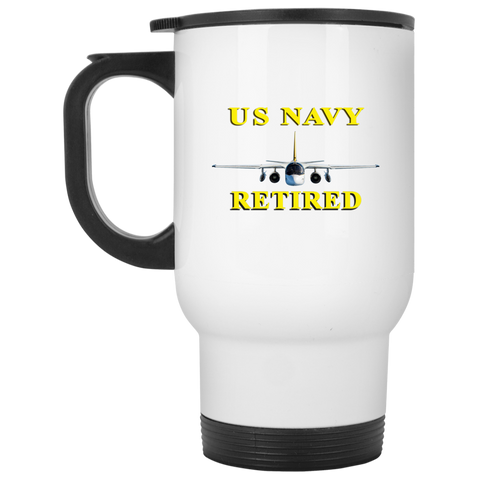 Navy Retired 2 Travel Mug