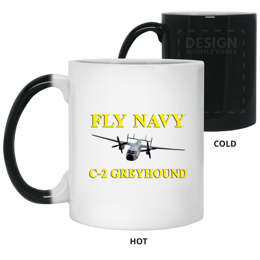 Fly Navy C-2 3 Color Changing Mug - 11oz