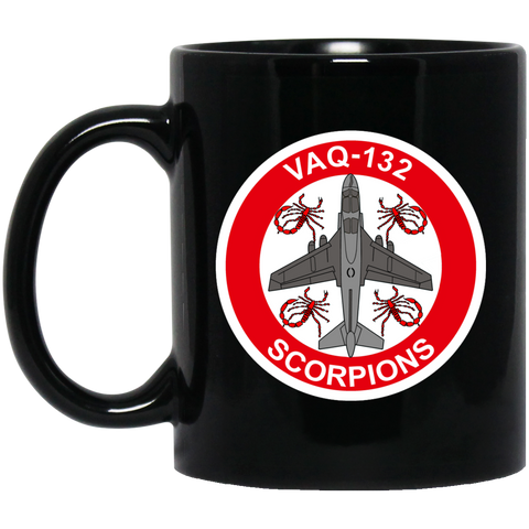 VAQ 132 8 Black Mug - 11oz