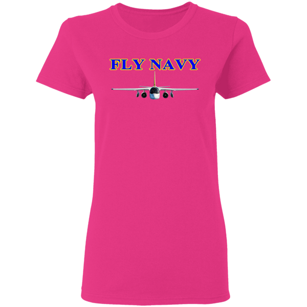 Fly Navy S-3 2 Ladies' Cotton T-Shirt