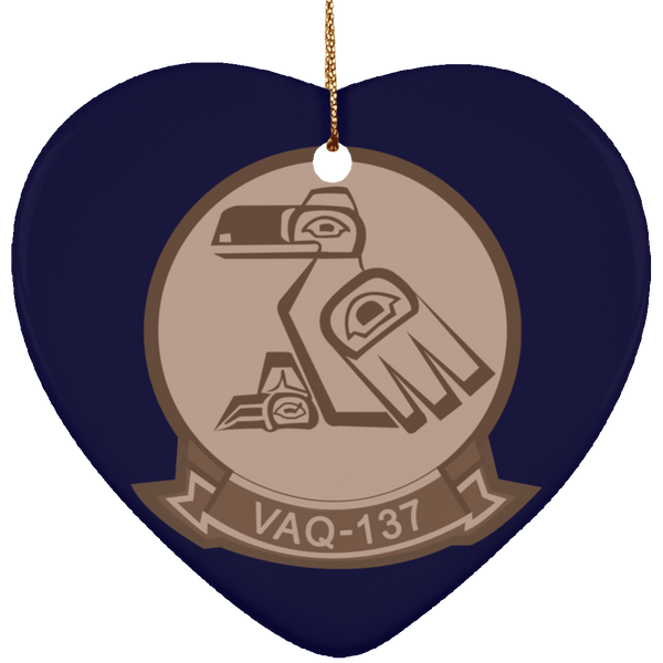 VAQ 137 2 Ornament Ceramic - Heart