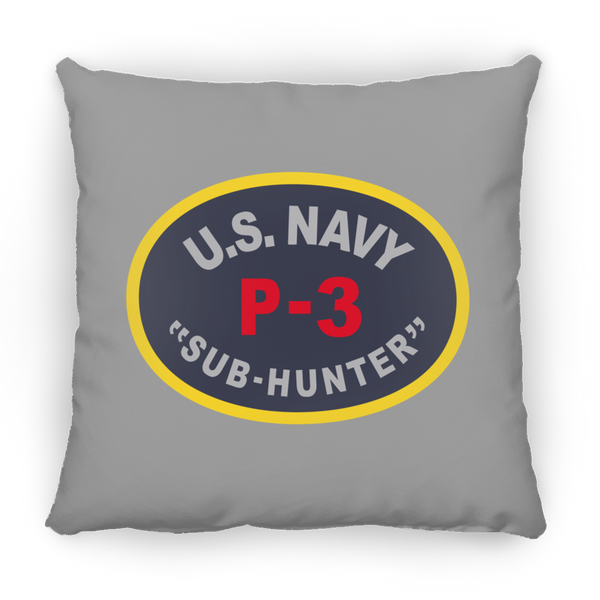 P-3 Sub Hunter Pillow - Square - 18x18