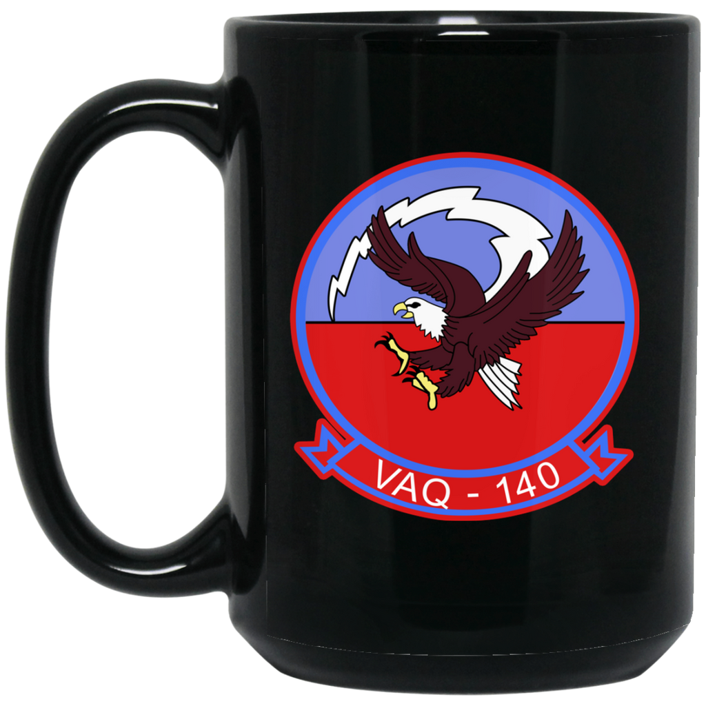 VAQ 140 2 Black Mug - 15oz