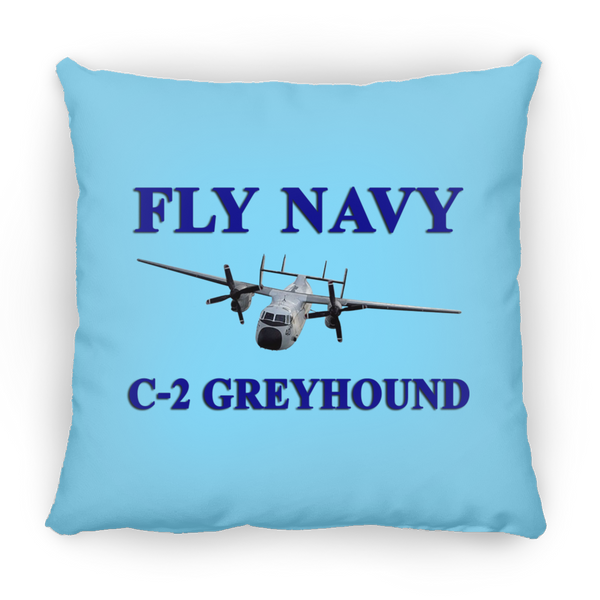 Fly Navy C-2 1 Pillow - Square - 18x18