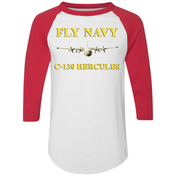 Fly Navy C-130 3 Colorblock Raglan Jersey