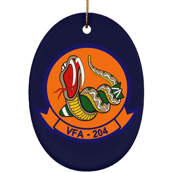 VFA 204 1 Ornament Ceramic - Oval