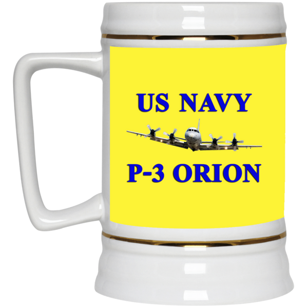 US Navy P-3 1 Beer Stein - 22oz