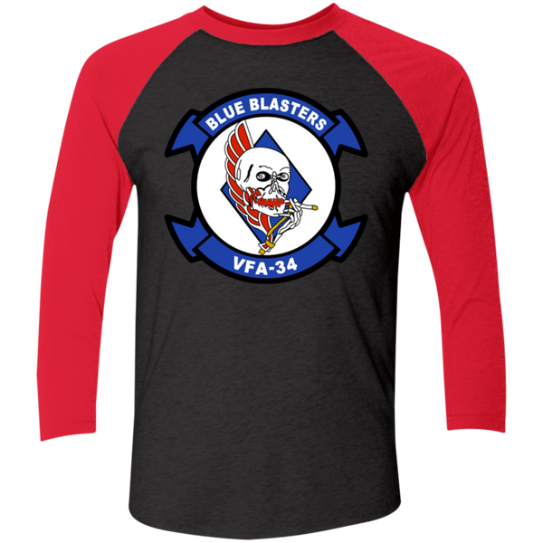 VFA 34 2 Baseball Raglan T-Shirt